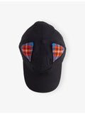 Charles Jeffrey LOVERBOY cap with tartan ears, imported from the UK
