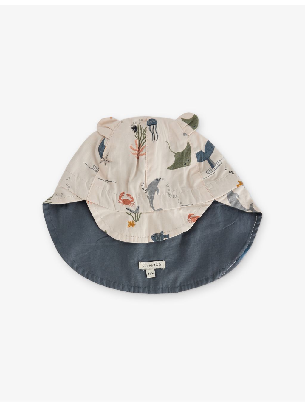 Liewood reversible cotton sun hat, UK version