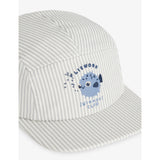 Liewood Rory striped cotton-seersucker cap for kids, imported from the UK