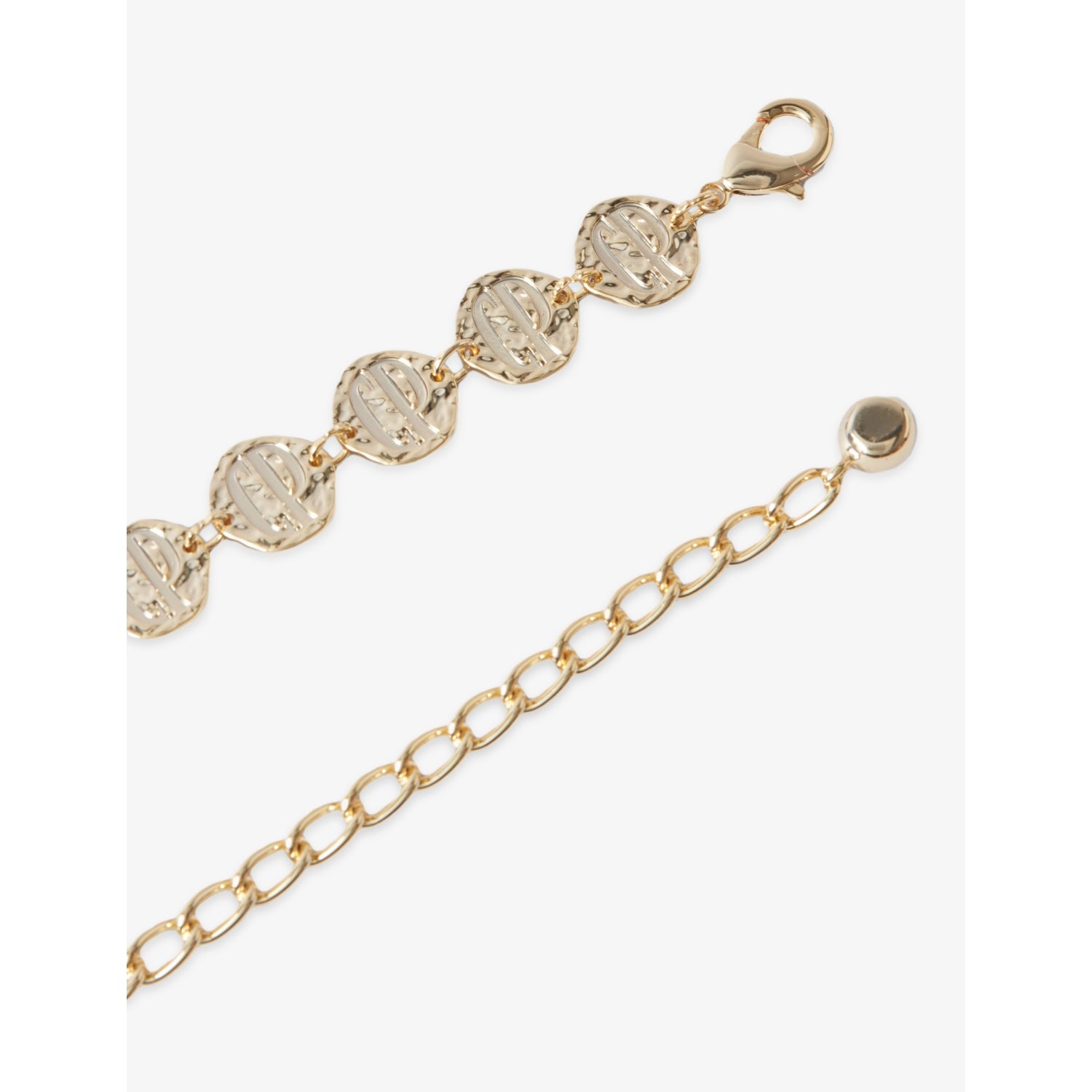 Claudie Pierlot chain belt with gold medallions, UK version
