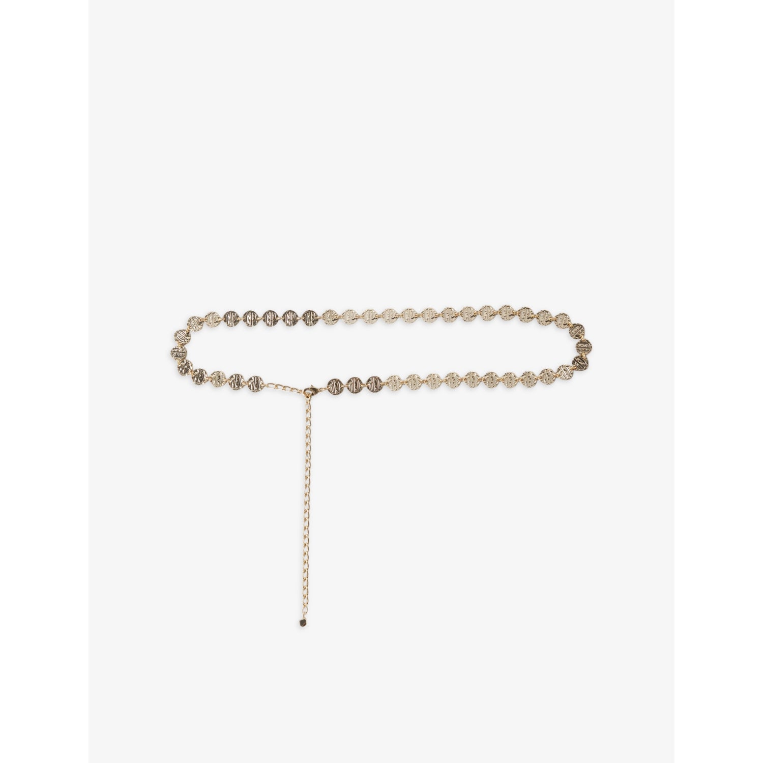Brand-Medallion Chain Belt - GOLD