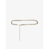 Brand-Medallion Chain Belt - GOLD