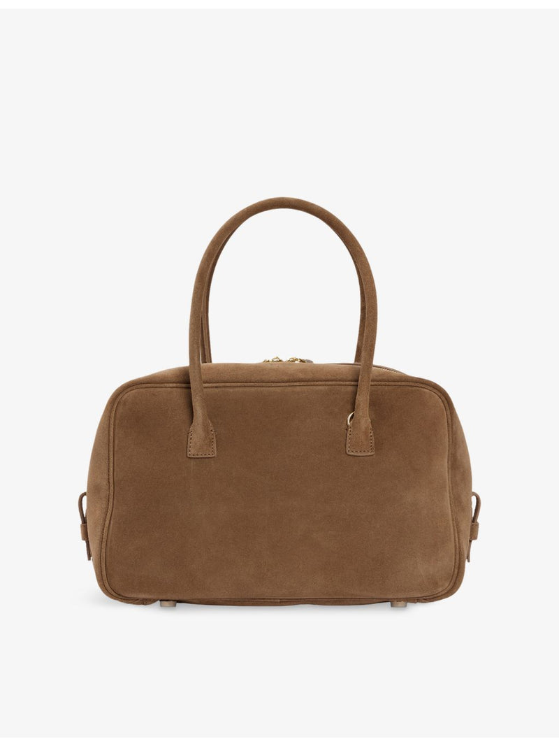 Sandro Ezmeh suede top-handle bag 32cm, imported from the UK