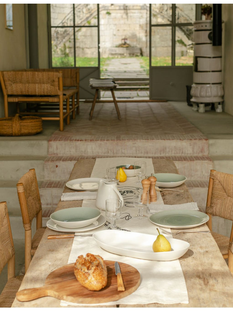 Jars Maguelone large stoneware dinner plate 26.5cm (British brand)