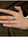 APM Monaco sterling silver cubic zirconia ring - British product