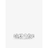 Heart Sterling-Silver And Cubic Zirconia Bracelet - S