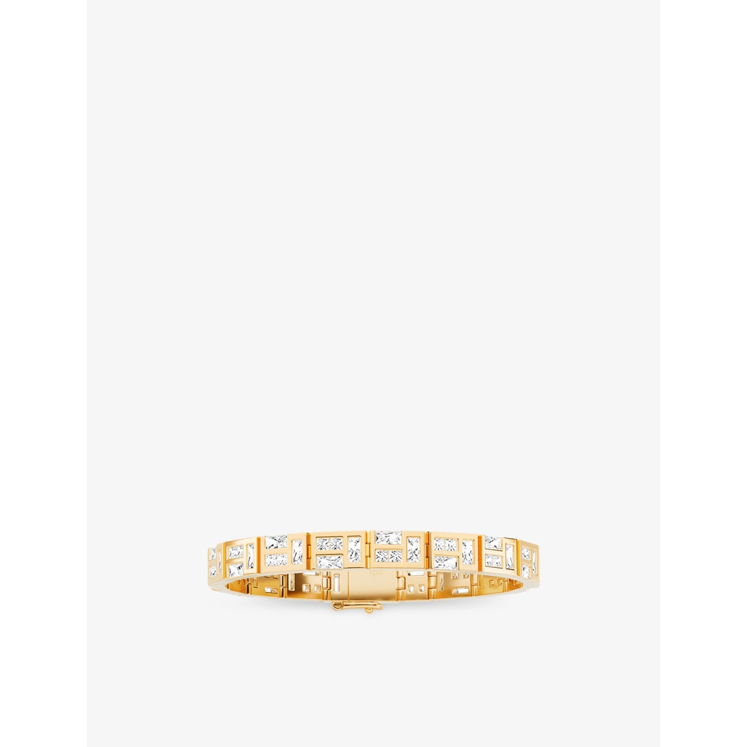 Ice 18ct Yellow-Gold Plated Alloy And Cubic Zirconia Bracelet - S