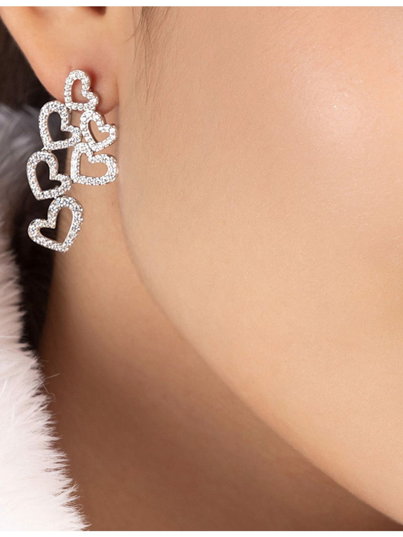 APM Monaco heart earrings small, imported from the UK