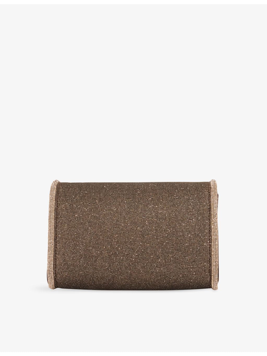 Dune Bellini woven clutch bag with chain strap (British brand)