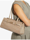 Dune Depend leather shoulder bag with crocodile-embossed finish, British product