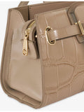 Dune Depend leather shoulder bag with crocodile-embossed finish, British product