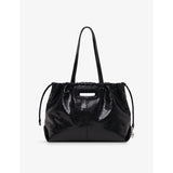 Maje M Crackled Leather Tote Bag