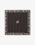 Claudie Pierlot printed square silk scarf, imported from the UK