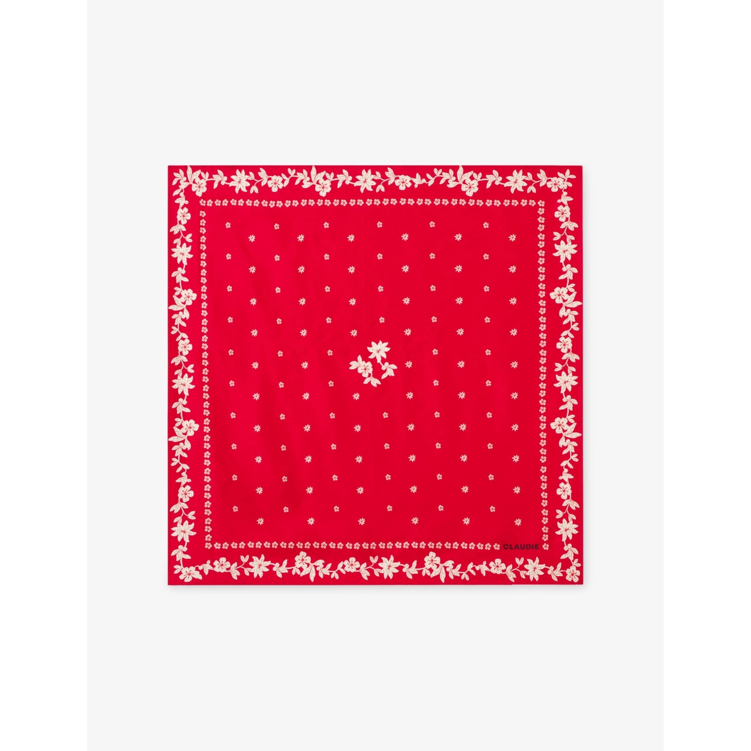 Claudie Pierlot Printed Square Silk Scarf