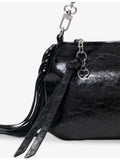 Maje Miss M patent-leather clutch compact, imported from the UK