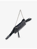 Maje Miss M patent-leather clutch compact, imported from the UK
