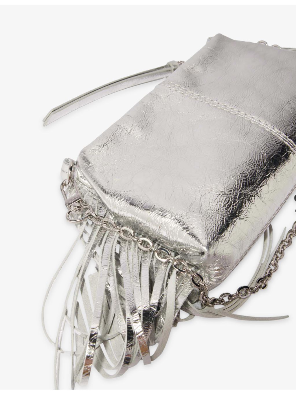 Maje Miss M leather clutch bag 22cm (British brand)