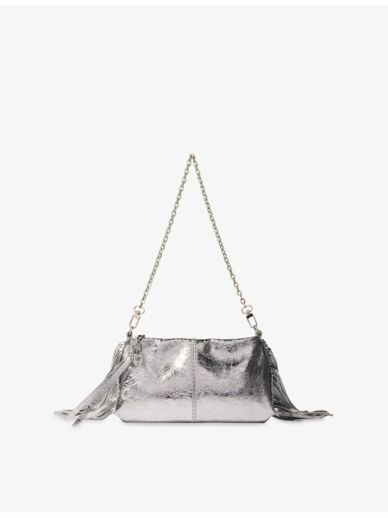 Maje Miss M leather clutch bag 22cm (British brand)
