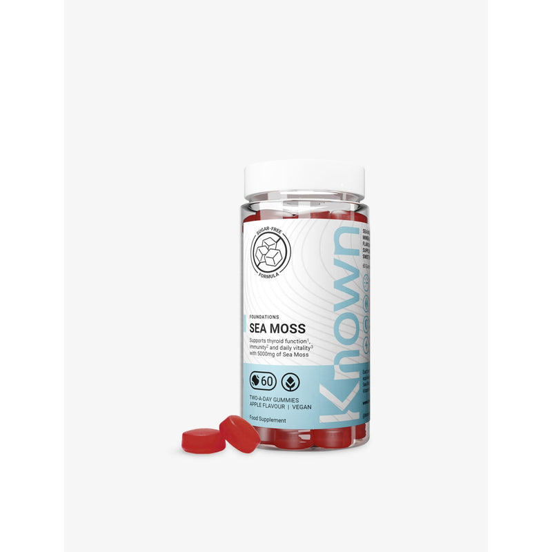 Known Nutrition sea moss gummies apple flavour 220g, imported from the UK