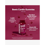 Goli Nutrition Beets Cardio gummies 60 count 197g - British product