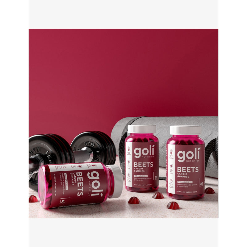 Goli Nutrition Beets Cardio gummies 60 count 197g - British product
