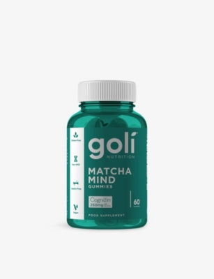 Goli Nutrition Matcha Mind gummies 291g pack of 60, UK version