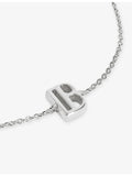 Monica Vinader chain bracelet initial B charm 16-19cm - British product