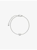 Monica Vinader chain bracelet initial C charm, UK version