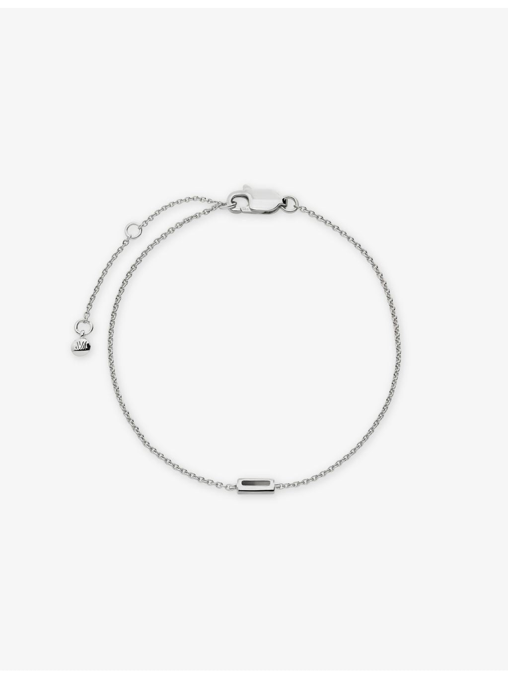 Monica Vinader initial I sterling-silver bracelet, UK version