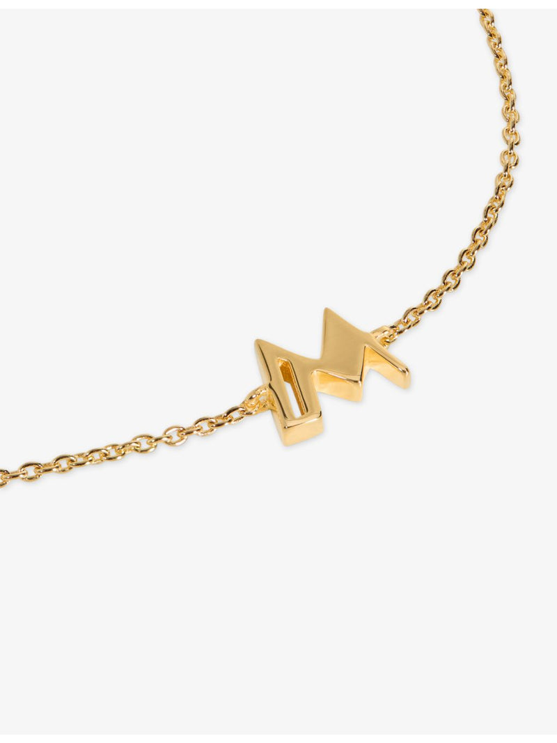 Monica Vinader Initial M bracelet 18ct yellow gold vermeil - British product