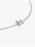 Monica Vinader initial N sterling silver bracelet, imported from the UK