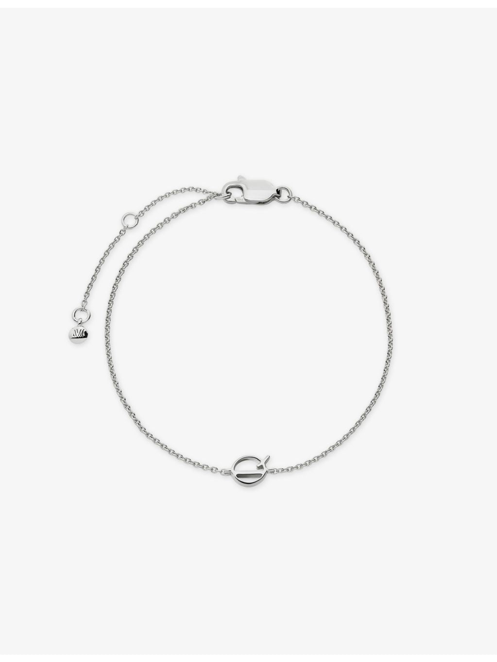 Monica Vinader Initial Q sterling silver bracelet - British product