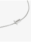 Monica Vinader sterling-silver initial bracelet adjustable - British product