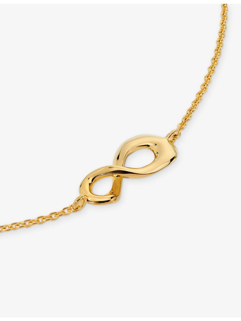 Monica Vinader gold vermeil infinity bracelet 18ct - British product