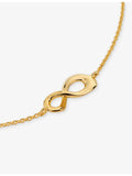 Monica Vinader gold vermeil infinity bracelet 18ct - British product