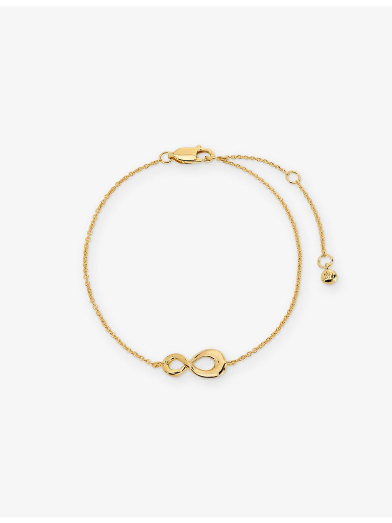 Monica Vinader gold vermeil infinity bracelet 18ct - British product