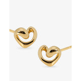 Monica Vinader infinity heart small stud earrings, imported from the UK
