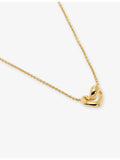 Monica Vinader Infinity Heart small necklace gold vermeil - British product