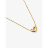 Monica Vinader Infinity Heart small necklace gold vermeil - British product