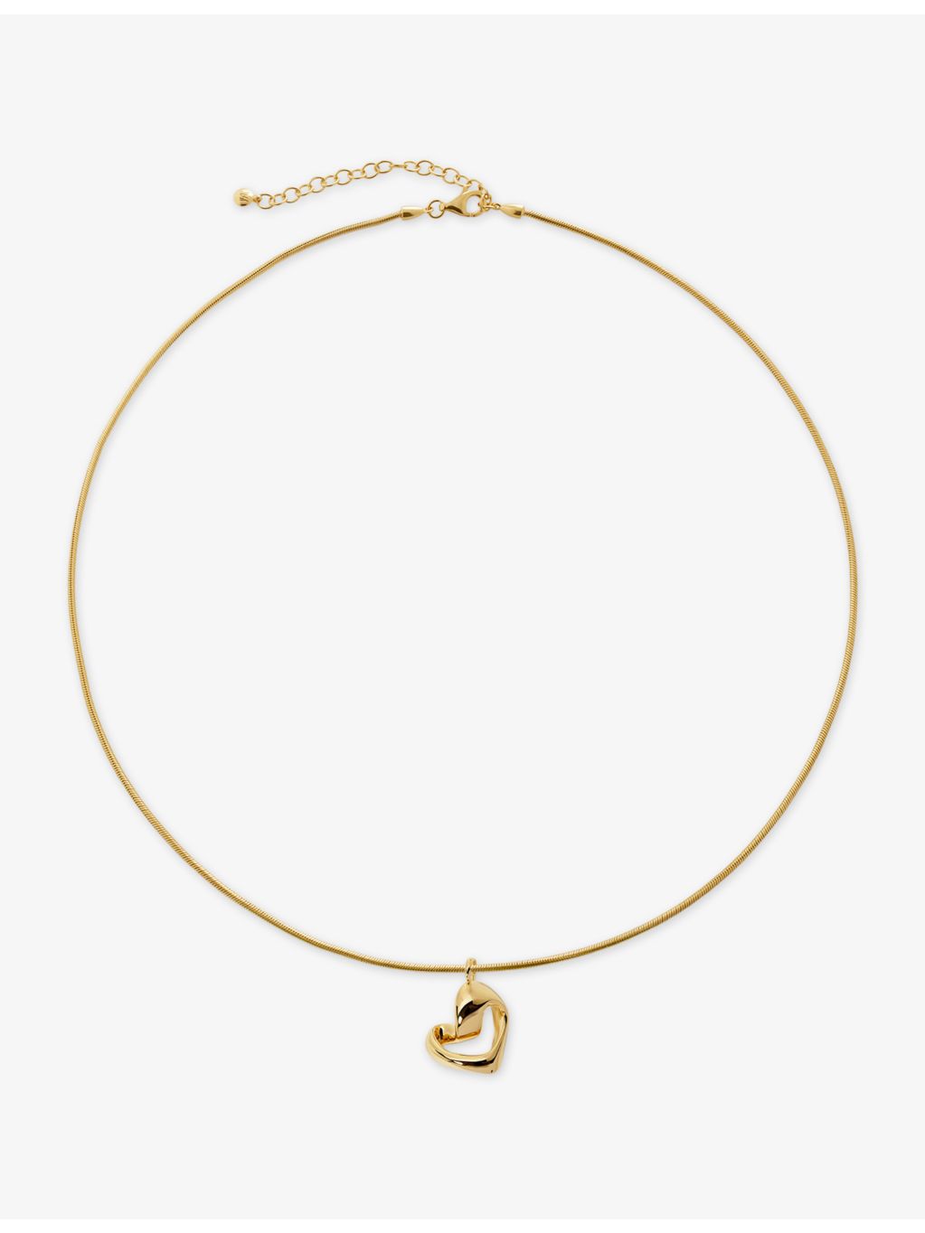 Monica Vinader Infinity Heart gold vermeil necklace (British brand)
