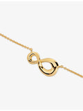 Monica Vinader 18ct yellow gold vermeil infinity necklace, UK version