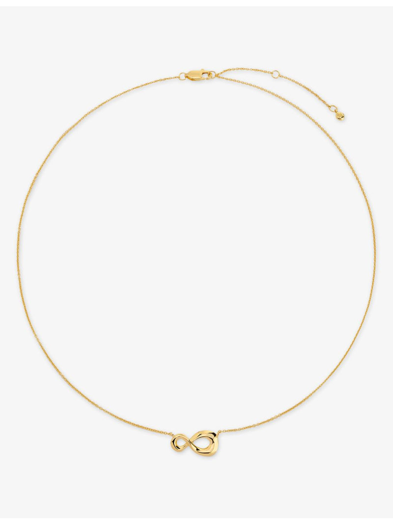 Monica Vinader 18ct yellow gold vermeil infinity necklace, UK version