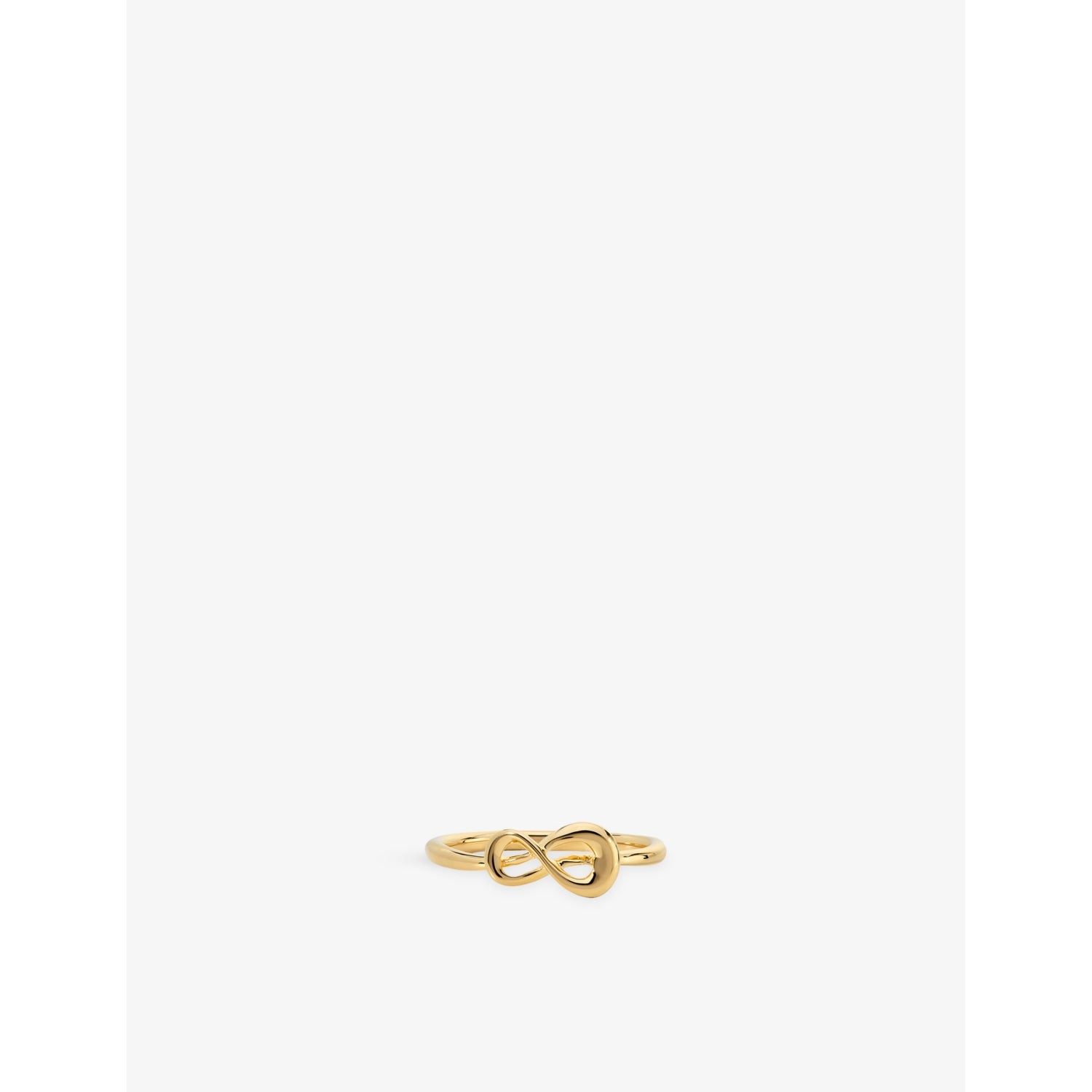 GP Infinity 18ct Yellow Gold Vermeil Ring - K