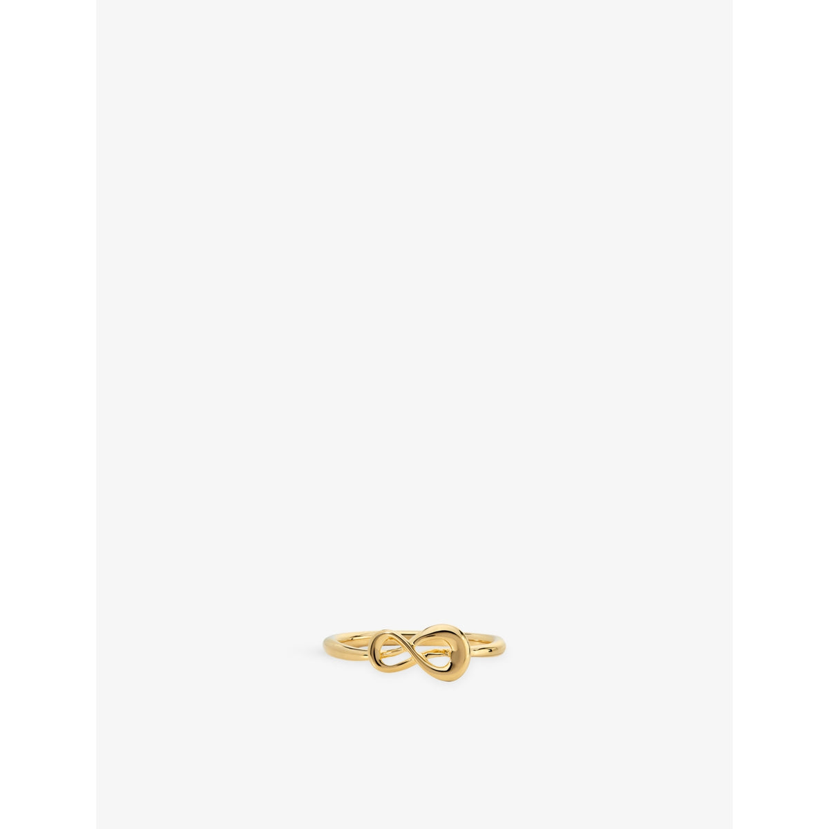 GP Infinity 18ct Yellow Gold Vermeil Ring - K