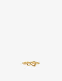 Monica Vinader Infinity 18ct Yellow Gold Vermeil Ring