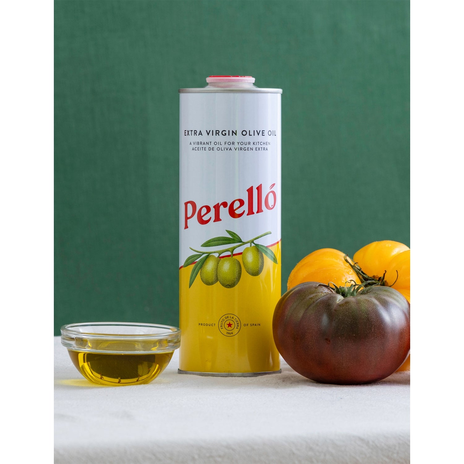 Perelló Spanish extra virgin olive oil 500ml tin, UK version