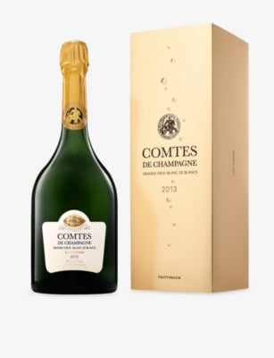 Taittinger Comtes de Champagne Blanc de Blancs 750ml, imported from the UK