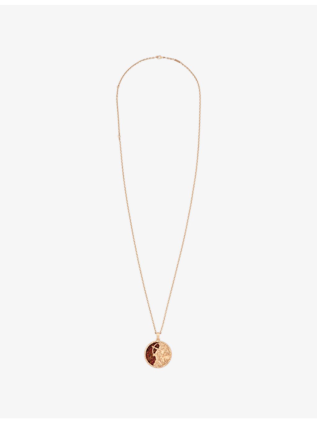 Van Cleef & Arpels Zodiaque Sagittarius rose gold pendant necklace, UK version