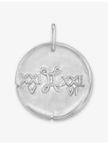 Van Cleef & Arpels Gemini rhodium-plated white gold pendant 21mm - British product