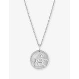 Van Cleef & Arpels rhodium-plated Leo pendant 21mm, imported from the UK